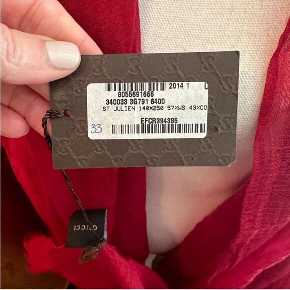 NWT Gucci Julien Scarf - Picture 9 of 9